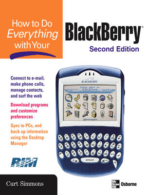 cover image of How to Do Everything with Your BlackBerry